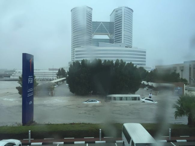Jebel Ali in Dubai Rain