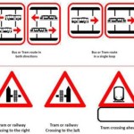 Dubai Tram Traffic Signs